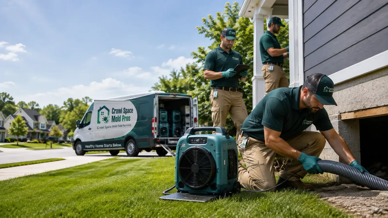 Crawl Space Mold Removal in Noble, MO